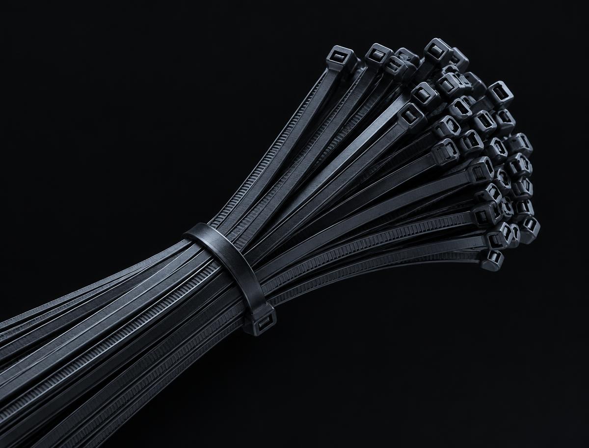 Black UV Resistant Nylon Cable Ties