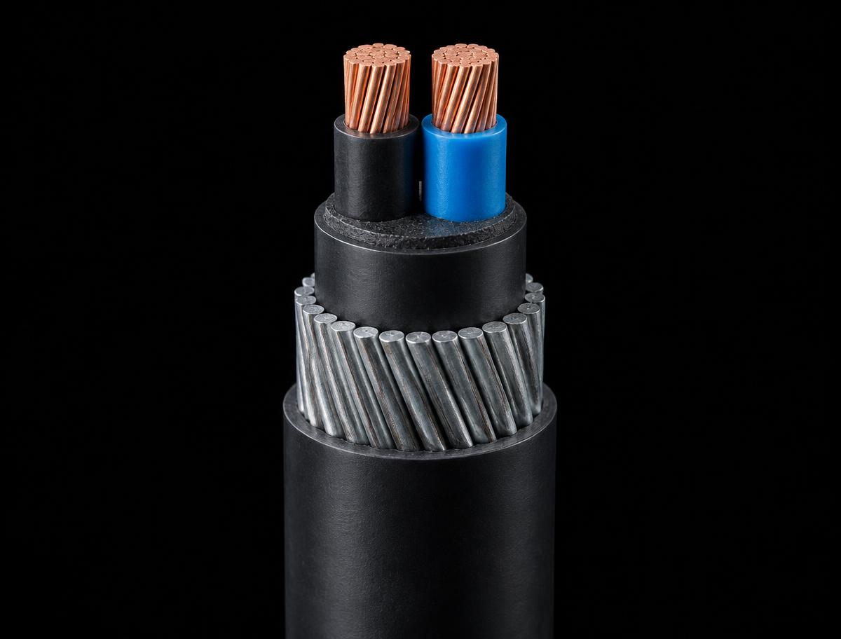 2-Core Armoured Underground Cable