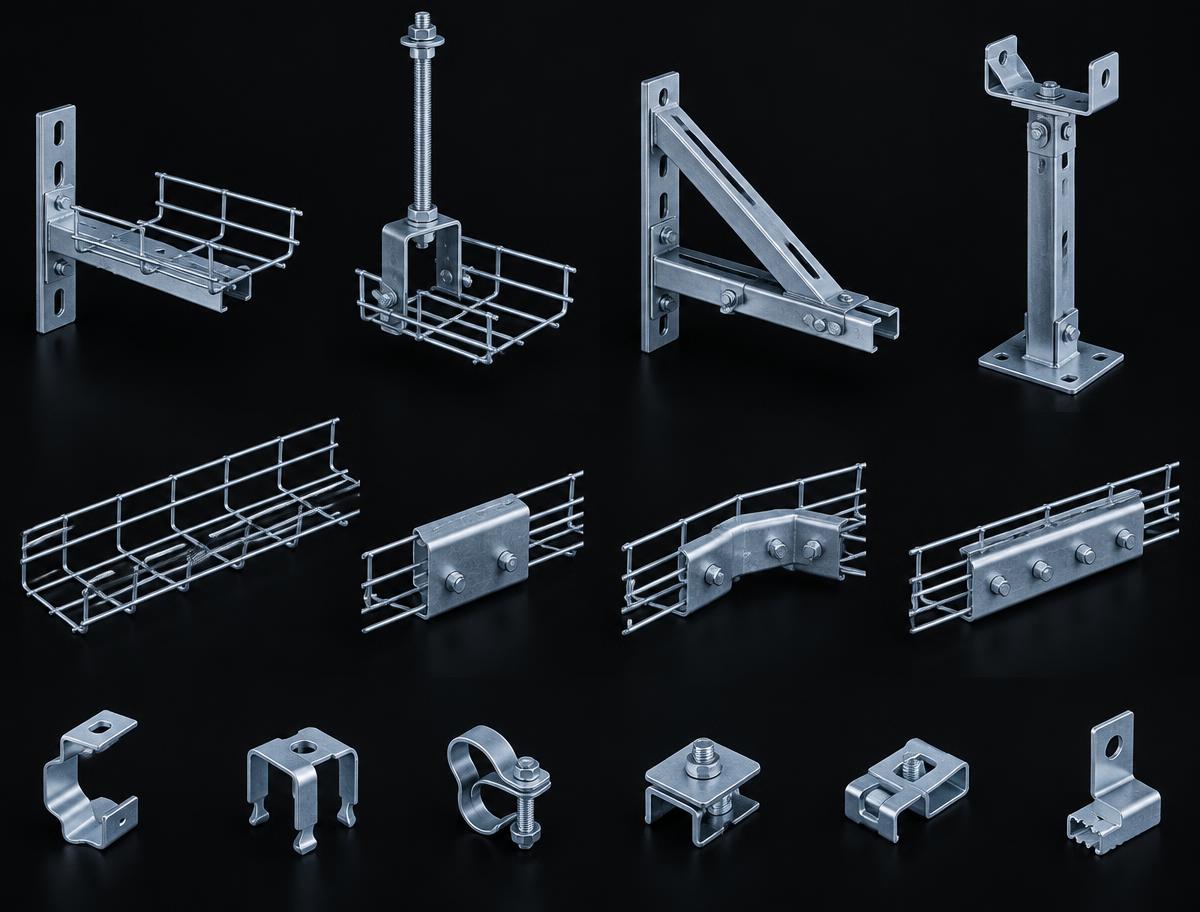 Mesh Tray Brackets and Couplers